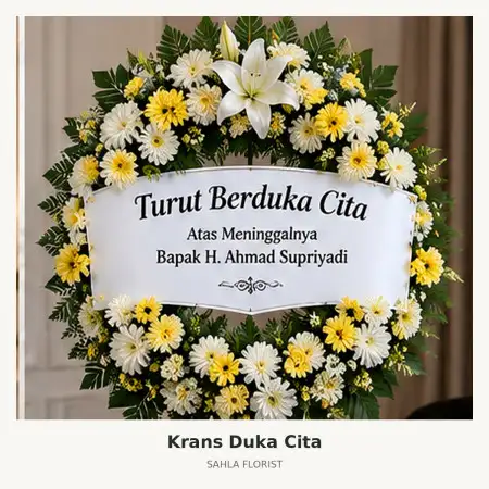 Krans Bunga Duka Landak